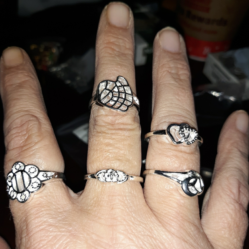 Silver rings